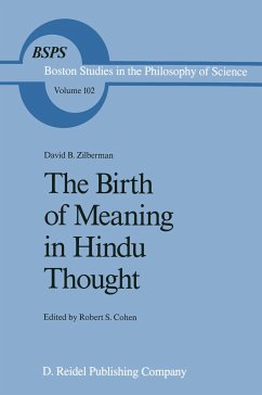 The Birth of Meaning in Hindu Thought - Zilberman, David B.