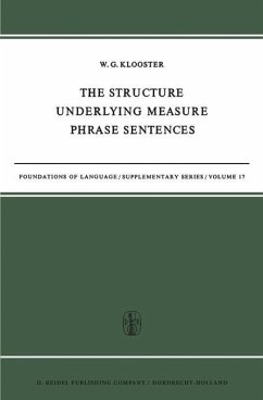 The Structure Underlying Measure Phrase Sentences - Klooster, W. G.