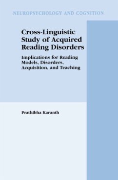 Cross-Linguistic Study of Acquired Reading Disorders - Karanth, Prathibha