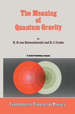 The Meaning of Quantum Gravity - Borzeszkowski, Horst-Heino;Treder, H. J.
