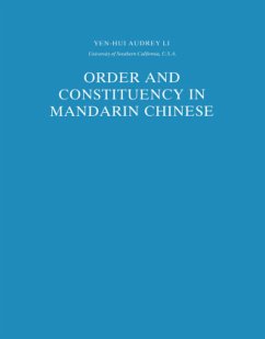Order and Constituency in Mandarin Chinese - Li Yen Hui, Audrey