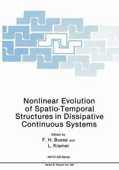 Nonlinear Evolution of Spatio-Temporal Structures in Dissipative Continuous Systems