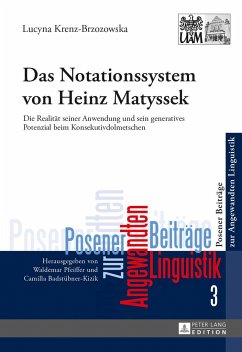 Das Notationssystem von Heinz Matyssek - Krenz-Brzozowska, Lucyna