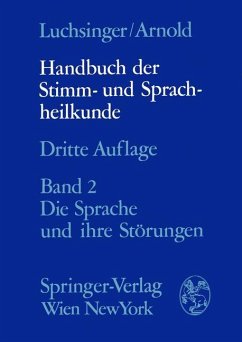 Handbuch der Stimm- und Sprachheilkunde - Arnold, Gottfried E.;Luchsinger, Richard