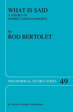 What is Said - Bertolet, R.