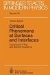 Critical Phenomena at Surfaces and... - Bild 1