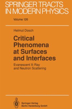 Critical Phenomena at Surfaces and Interfaces - Dosch, Helmut