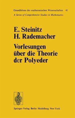 Vorlesungen über die Theorie der Polyeder - Steinitz, Ernst