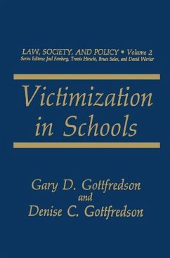 Victimization in Schools - Gottfredson, Gary D.;Gottfredson, Denise C.