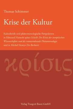 Krise der Kultur (eBook, PDF) - Schimmer, Thomas