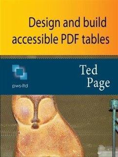 Cover Design and Build Accessible PDF Tables (eBook, ePUB)