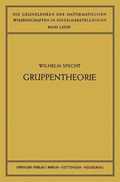 Gruppentheorie - Specht, Wilhelm