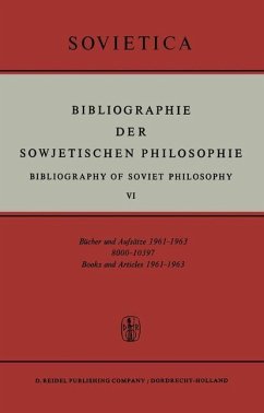 Bibliographie der Sowjetischen Philosophie