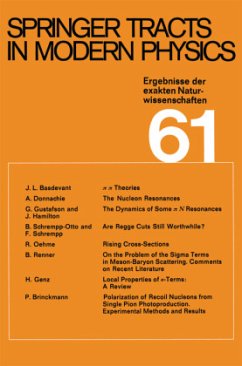 Springer Tracts in Modern Physics - Höhler, G.