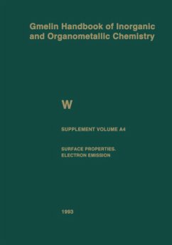 Supplement Volume A4. Surface Properties. Electron Emission / Gmelin Handbook of Inorganic and Organometallic Chemistry Vol.W / A-B / A / 4 - Czack, Gerhard;Kirschstein, Gerhard;Kurtz, Wolfgang;Stein, Frank