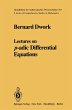 Lectures on p-adic Differential... - Bild 1