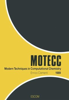 Modern Techniques in Computational Chemistry: MOTECC¿ -89