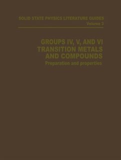 Groups IV, V, and VI Transition Metals and Compounds - Connolly, T. F.