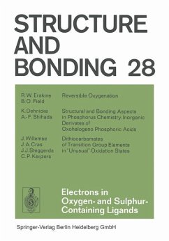 Electrons in Oxygen- and Sulphur Containing Ligands - Dunitz, J. D.; Hemmerich, P.; Holm, R. H.; Williams, R. J. P.; Jørgensen, C. K.; Neilands, J. B.; Reinen, D.; Ibers, J. A.