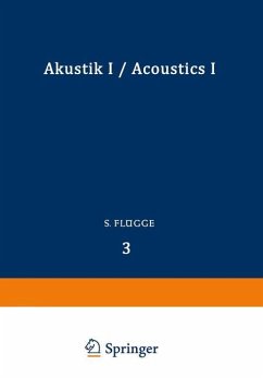 Akustik I / Acoustics I - Flugge, S.