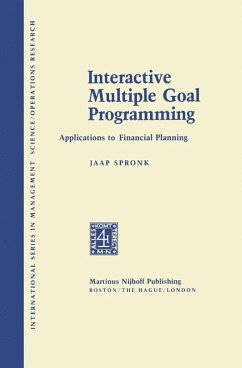 Interactive Multiple Goal Programming - Spronk, J.