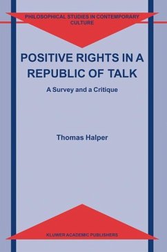 Positive Rights in a Republic of Talk - Halper, T.