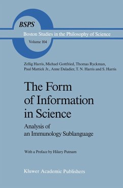 The Form of Information in Science - Harris, Z.;Gottfried, Michael;Ryckman, Thomas