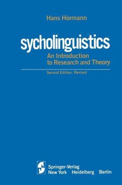 Psycholinguistics - Hörmann, Hans