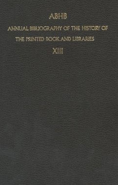 ABHB Annual Bibliography of the History of the Printed Book and Libraries