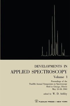 Developments in Applied Spectroscopy Volume 1 - Ashby, W. D.