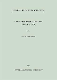 Introduction to Altaic Linguistics - Poppe, Nicholas