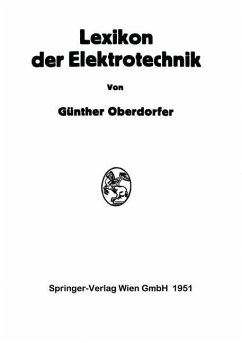 Lexikon der Elektrotechnik - Oberdorfer, Günther