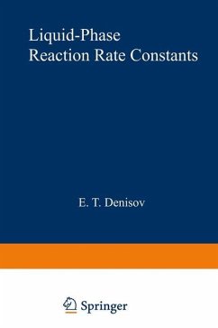 Liquid-Phase Reaction Rate Constants - Denisov, E. T.