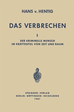 Das Verbrechen I - Hentig, Hans v.