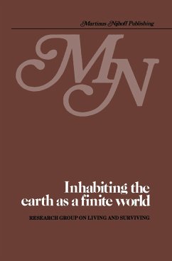 Inhabiting the earth as a finite world