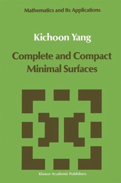 Complete and Compact Minimal Surfaces - Yang, Kichoon