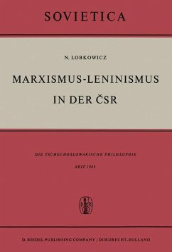 Marxismus-Leninismus in der ¿SR - Lobkowicz, Nikolaus