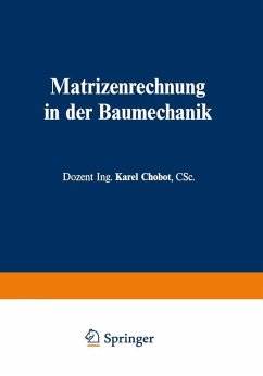 Cover Matrizenrechnung in der Baumechanik