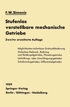 Stufenlos verstellbare mechanische Getriebe Cover Stufenlos verstellbare mechanische Getriebe