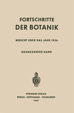 Bericht Über das Jahr 1956 - Lüttge, Ulrich;Beyschlag, Wolfram;Büdel, Burkhard