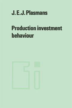 Production investment behaviour - Plasmans, J. E. J.