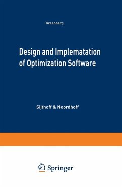 Design and Implementation of Optimization Software - Greenberg, H. J. Design and Implementation of Optimization Software - Greenberg, H. J.