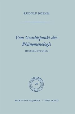 Vom Gesichtspunkt der Phänomenologie - Boehm, Rudolph