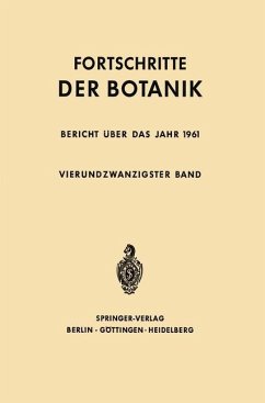 Fortschritte der Botanik - Bünning, Erwin;Gäumann, Ernst