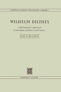 Wilhelm Dilthey - Bulhof, I. N.