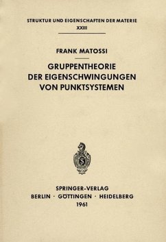 Gruppentheorie der Eigenschwingungen von Punktsystemen - Matossi, Frank
