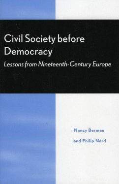 Cover Civil Society Before Democracy (eBook, ePUB)