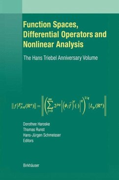 Function Spaces, Differential Operators and Nonlinear Analysis