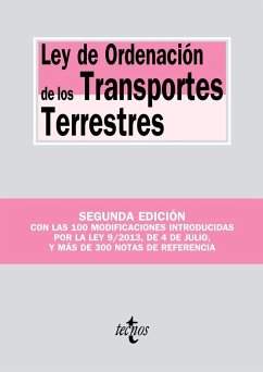 Ley de ordenación de los transportes terrestres - Editorial Tecnos