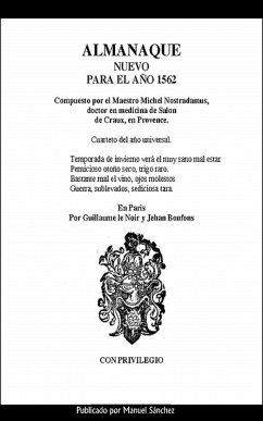 Almanaque nuevo para 1562 de Nostradamus (eBook, ePUB) - Sanchez, Manuel